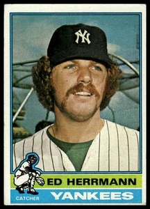 1976 Topps #406 Ed Herrmann - Picture 1 of 2