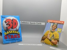 Dave Kingman 1985 Topps 3-D Baseball Stars Oakland A's  #12 OF 30