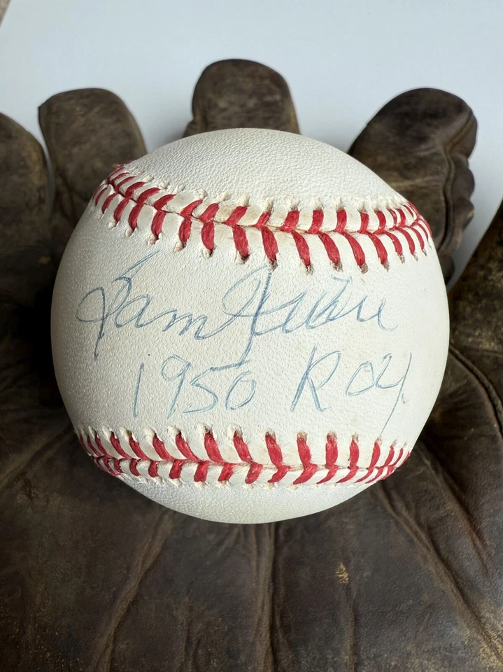 Sam Jethroe Signed Autographed "ROY 1950" Official National League ONL Baseball - Image 1 of 2