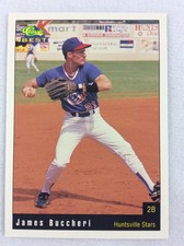 1991 Huntsville Stars-Classic BEST Minor Lg Baseball Card-James Buccheri