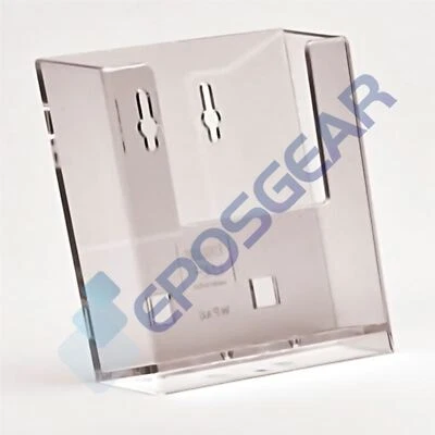 EPOSGEAR A4 A5 Wall Mount Leaflet Menu Brochure Holder Display Dispenser