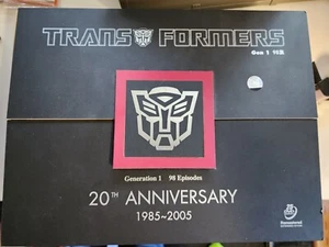 2004 TRANSFORMERS 20th ANNIVERSARY DVD BOX SET; 25 DISC SEASON 1-4 - Picture 1 of 8