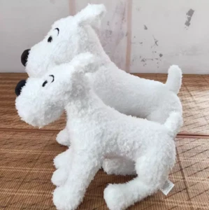 The Adventures of Tintin cane bianco gong gong gongmilu peluche giocattolo bambola 36 cm e 49 cm regalo - Foto 1 di 4
