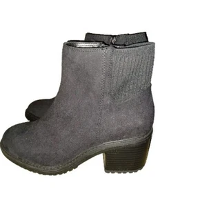 Botas al tobillo Nancy para mujer con cuello tejido - Un nuevo día negras talla 9,5 (ZG) - Imagen 1 de 9