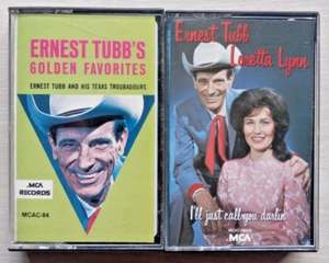 2x Ernest Tubb's Cassettes - Golden Favorites & Ill Just Call you Darling' - - Picture 1 of 7