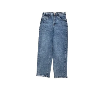 Ardene Baggy High Rise Women's size 13 Dark Wash Blue Denim Jeans - Picture 1 of 5