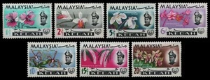 Malaya - Kedah 1965 - Mi-Nr. 106-112 ** - Estampillada sin montar o nunca montada - Orquídeas / Orquídeas - Imagen 1 de 1