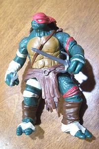 Mutant Ninja Turtles 5,5" 2014 FILM RAPHAEL mit SAI ATTACK ACTION, KOMPLETT! Neuwertig mit - Bild 1 von 12