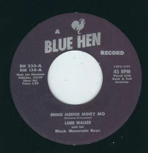REPRO ROCKABILLY - Lanie Walker BLUE HEN 230 Ennie meenie miney mo / No use...♫  - Bild 1 von 2