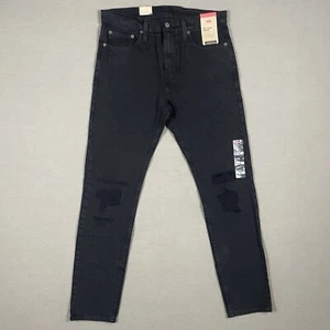 Levi’s 512 Mens Jeans Size 30x30 Black Slim Taper Stretch 5 Pocket Denim NWT $70 - Picture 1 of 13