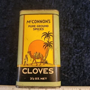Clavos de estaño de especias McConnon's ¡BONITOS! Winnona, Mn - NUEVAS LATAS LOOK LISTADO - Imagen 1 de 5