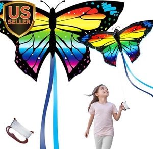 Butterfly Kites for Kids Age 4-8 Boys, Beach Kites for Kids Age 8-12, Kites f... - Picture 1 of 1