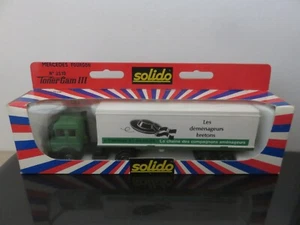 SOLIDO TONER GAM III MERCEDES FOURGON DEMENAGEURS BRETONS 1/60 TRES BON ETAT - Picture 1 of 1