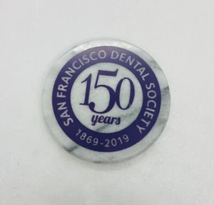 San Francisco Dental Society Marble Stone Drinking Coaster 150 Years 16 - Picture 1 of 6