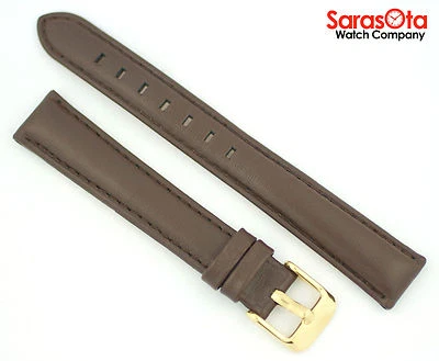 deBeer Handcrafted Glove Leather 16mm Regular Brown Watch Band  - Image 1 of 2