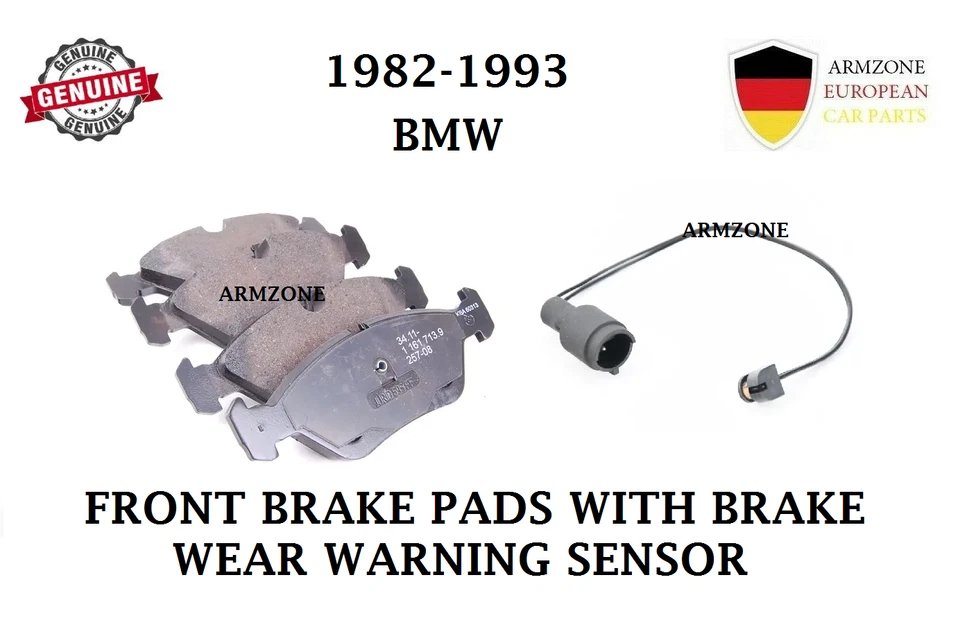 前刹车片带制动传感器 适用于宝马 318,325,524,528,533,535,633,635,M3,L6 — 第 1/4 张图片
