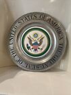 Wilton Columbia Pa. The Great Seal of United States of America Pewter Plate