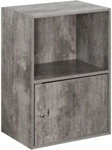 Xtra Storage 1 Door Cabinet, Faux Birch - Picture 1 of 12