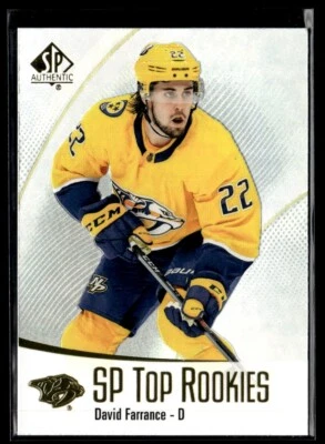 2021-22 Sp Authentic Top rookies David Farrance #TR-47 H7R2I - Image 1 of 2
