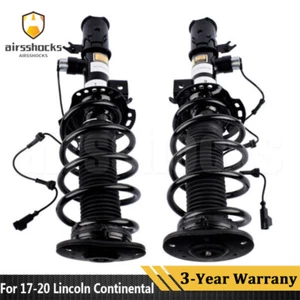2x Front Shock Struts Assemblies Electric For 17-20 Lincoln Continental AST24746 - Picture 1 of 21