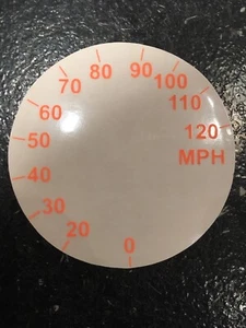 Kawasaki ZX4 ZX400G Jap Import Speedometer Clock Converter Overlay KMH to MPH - Picture 1 of 1