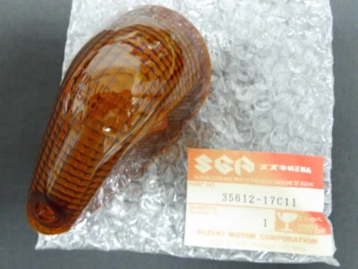 Suzuki GSX-R750 Signal Light Lens NOS GSXR750 Turn Winker Cover 35612-17C11 Foto 1 de 3