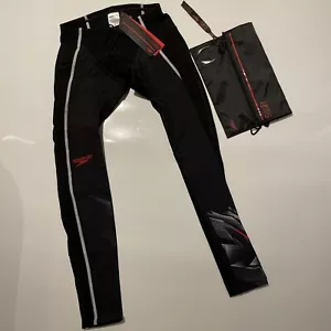 Speedo FS-PRO Skóra nóg Kombinezon wyścigowy Fastskin Rajstopy kompresyjne Strój kąpielowy 30" Etui - Zdjęcie 1 z 12
