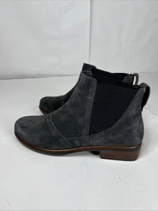 Naot Ruzgar Pull On Ankle Boots Booties Shoes Gray Suede Women’s Sz 39 8 - Picture 1 of 7