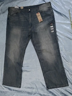 Levi's 559 Relaxed Straight Jeans Men's 48X32 B&T Blue Stretch Denim  Wash - Image 1 of 4