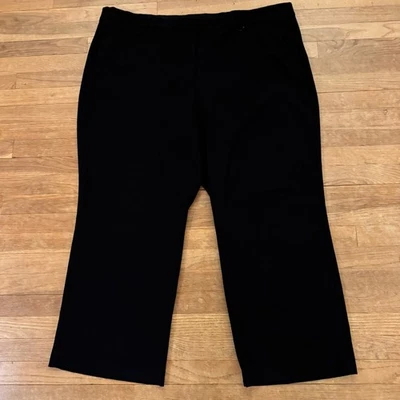 Pantalón de vestir Lane Bryant negro pierna recta talla 28 b53 Foto 1 de 4