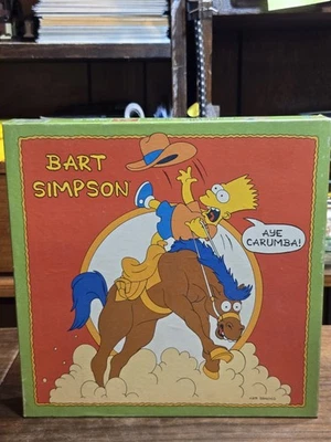 Quebra-cabeça lacrado vintage 1990 Simpsons Bart Simpson 250 peças Aye Carumba 16,5x16. - Imagem 1 de 4
