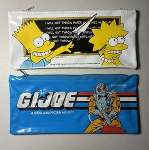 G.I. Joe Simpsons Federmäppchen Vintage mit Reißverschluss 1987 1990 - Bild 1 von 15