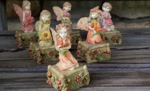 ** Wählen Sie 2 ** Vintage Harz Fee Schmuckschatullen * selten * Cicely Mary Barker... - Bild 1 von 20
