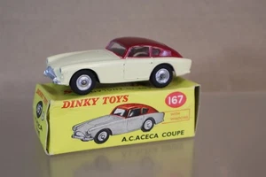 Dinky Toys 167 Ac Aceca Coupe Crema Marrone Con Scatola Om - Foto 1 di 13