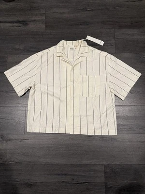 Elwood Clothing Striped Button Up Shirt Medium New With Tags - Image 1 of 4