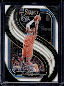 2024-25 Select Jalen Williams Premier White Prizm #65/149 Thunder - Picture 1 of 2