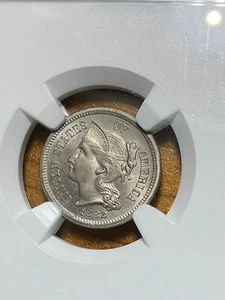 NGC PF64 1882 THREE CENT NICKEL BEAUTIFUL PROOF - Picture 1 of 3