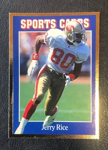 Jerry Rice 1992 Allan Kaye's Sports Card News Football Trading Card - Picture 1 of 2