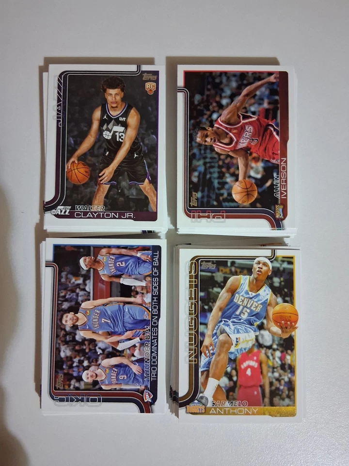 Topps NBA Flagship 2025-26 90 Base Card Bundle No Duplicates Includes RC Legends - Image 1 of 1