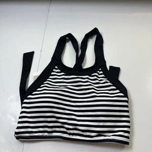 Tommy Bahama Swimsuit Padded Top CrissCross Straps Womens Striped XXS NWT #154 - Picture 1 of 11