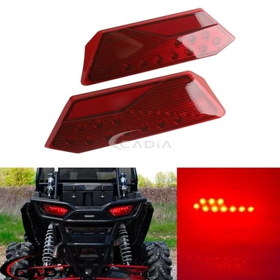 Pair LED Red Tail Light For 2014-2016 Polaris RZR XP TURBO RZR XP 1000 RZR 4 900 - Image 1 of 4