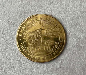 1967 Rock Falls Centennial Token JSS - Picture 1 of 2