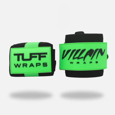 16" Villain Wrist Wraps - Black & Green - Image 1 of 4