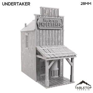 Miniaturas de terreno de mesa Old West Undertaker - Wild West Building - Imagen 1 de 9