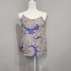 Blusa sin mangas The Limited para mujer M cachemir rosa azul - Imagen 1 de 7