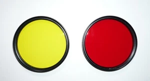 SUNPAK Y2 Yellow & R2 Red Filters 52mm - Picture 1 of 5