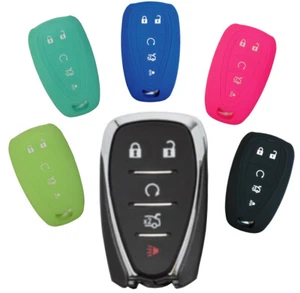 Keyless Entry Rubber Key Fob Remote Cover Chevrolet Camaro Malibu Volt 2018 2025 - Picture 1 of 8