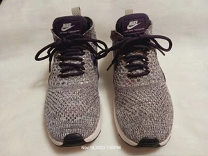 Nike Air Max Thea Ultra Flyknit Sneakers Slip-On Running Shoes Size 7.5 Purple - Picture 1 of 10