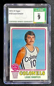 IMPOSSIBLE MINT 9 CSG 1973-74 TOPPS #183 LOUIE DAMPIER COLONELS C2930 - Picture 1 of 3