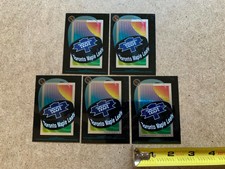 1994 TORONTO MAPLE LEAFS NHL PUCK HOLOCHROME CHROMIUM VENDING STICKER LOT OF 5